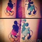 Mickey Mouse -Tattoo auf ihrem Handgelenk - fertigen Tätowierung auf 16052016 1