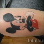 tatouage Mickey Mouse sur son poignet - tatouage fini sur 16052016 2