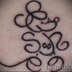 Mickey egér tetoválás lánynak - kész tetoválás 16052016 -ból 3