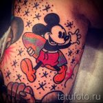 Mickey egér tetoválás lánynak - kész tetoválás 16052016 -ból 5