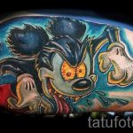 tetoválás mickey egér dühös - kész tetoválás 16052016 -ból 6