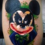 tetoválás mickey egér dühös - kész tetoválás 16052016 -ból 10