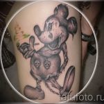 tetoválás mickey egér dühös - kész tetoválás 16052016 -ból 12