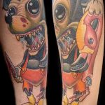 tetoválás mickey egér dühös - kész tetoválás 16052016 -ból 13