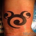 Mickey egér tetoválás vázlata - kész tetoválás 16052016 -ból 1