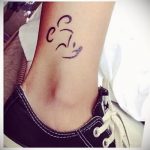 Mickey egér tetoválás a lábán - kész tetoválás 16052016 -ból 5