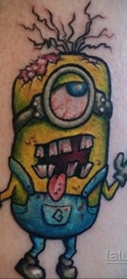 Fotó Tattoo Minion a karikatúrából 2019.12.12 №022 -Tetováló Minion a kosárból-