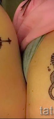 Tengeri ló tetoválás - fényképes példa a kész tetoválásra a 13 jelentéséről szóló cikkhez