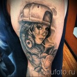 татуировка на бедрата й Чикано 1