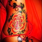 татуировка на бедрата момичета - примери за готови снимки на татуировка 01022016 10