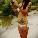 снимки на татуировка на бедрата на момичетата - примери за готови снимки на татуировка 01022016 5