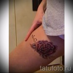 татуировка от вътрешната страна на бедрото - примери за готови снимки на татуировка 01022016 4