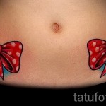 татуировки лъкове на бедрата - примери за готови снимки на татуировка 01022016 4