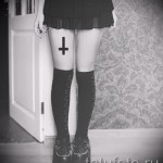 татуировка с кръстосано бедро - примери за готови татуировки на снимки 01022016 2