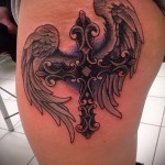 татуировка с кръстосано бедро - примери за готови татуировки на снимки 01022016 6