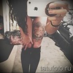 татуировка на лъв на бедро - примери за готови татуировки на снимки 01022016 1