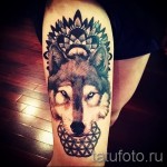 татуировка на вълк тазобедрена става 1