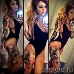 татуировки на бедрата за момичета снимки - примери за готови татуировки на снимки 01022016 5
