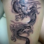 татуировка на драконово бедро - примери за готови татуировки на снимки 01022016 - 016