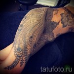 татуировка на бедрата и корема 2