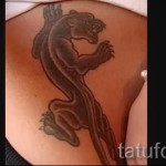 татуировка на бедрата на пантера - примери за готови татуировки на снимки 01022016 3