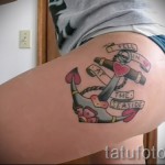 котва тазобедрена татуировка 3