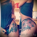 татуировка с пистолет на бедро - примери за готови татуировки на снимки 01022016 4