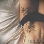 татуировка на роза на бедро - примери за готови татуировки на снимки 01022016 002