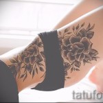 татуировка на роза на бедро - примери за готови татуировки на снимки 01022016 003