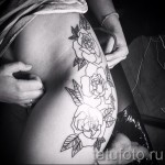 татуировка на роза на бедро - примери за готови татуировки на снимки 01022016 006