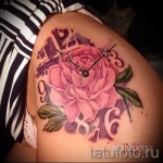 татуировка на роза на бедро - примери за готови татуировки на снимки 01022016 010