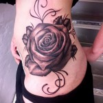 татуировка на роза на бедро - примери за готови татуировки на снимки 01022016 016