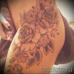татуировка на роза на бедро - примери за готови татуировки на снимки 01022016 021