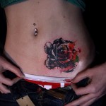 татуировка на роза на бедро - примери за готови татуировки на снимки 01022016 023