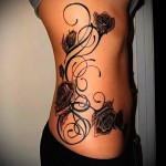 татуировка на роза на бедро - примери за готови татуировки на снимки 01022016 024