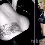 татуировка с цветя на бедрото - примери за готови татуировки на снимки 01022016 - 007