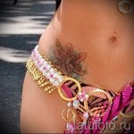 татуировка с цветя на бедрото - примери за готови татуировки на снимки 01022016 - 012