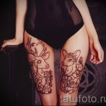 татуировка на еленско бедро 1