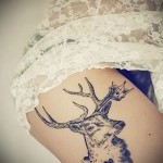 татуировка на еленско бедро 3