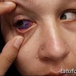 fotó Tetoválás a szemgolyón 2018.02.13 -tól №063 - Szemgolyó tetoválás -