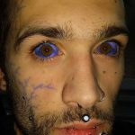 fotó Tetoválás a szemgolyón 2018.02.13 -tól №042 - Szemgolyó tetoválás -