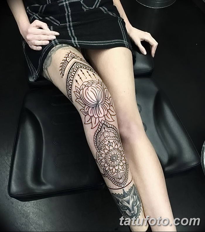fotó Tetoválás az alsó lábszáron 2018.06.15 -től №219 - Shin Tattoo -