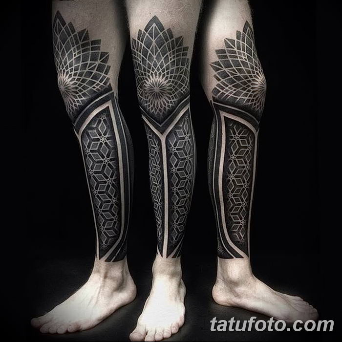 fotó Tetoválás a lábszáron 2018.06.15 -től №007 - Shin Tattoo -