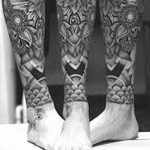 photo Tetoválás az alsó lábszáron 2018.06.15 -től №114 - Shin Tattoo -