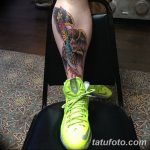 fotó Tetoválás a lábszáron 2018.06.15 -től №118 - Shin Tattoo -