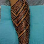 fotó Tetoválás az alsó lábszáron 2018.06.15 -től №121 - Shin Tattoo -