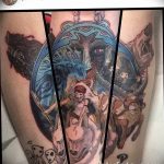 fotó Tetoválás a lábszáron 2018.06.15 -től №126 - Shin Tattoo -