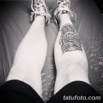 fotó Tetoválás az alsó lábszáron 2018.06.15 -től №129 - Shin Tattoo -