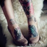 fotó Tetoválás a lábszáron 2018.06.15 -től №136 - Shin Tattoo -