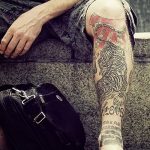 photo Tetoválás az alsó lábszáron 2018.06.15 -től №141 - Shin Tattoo -